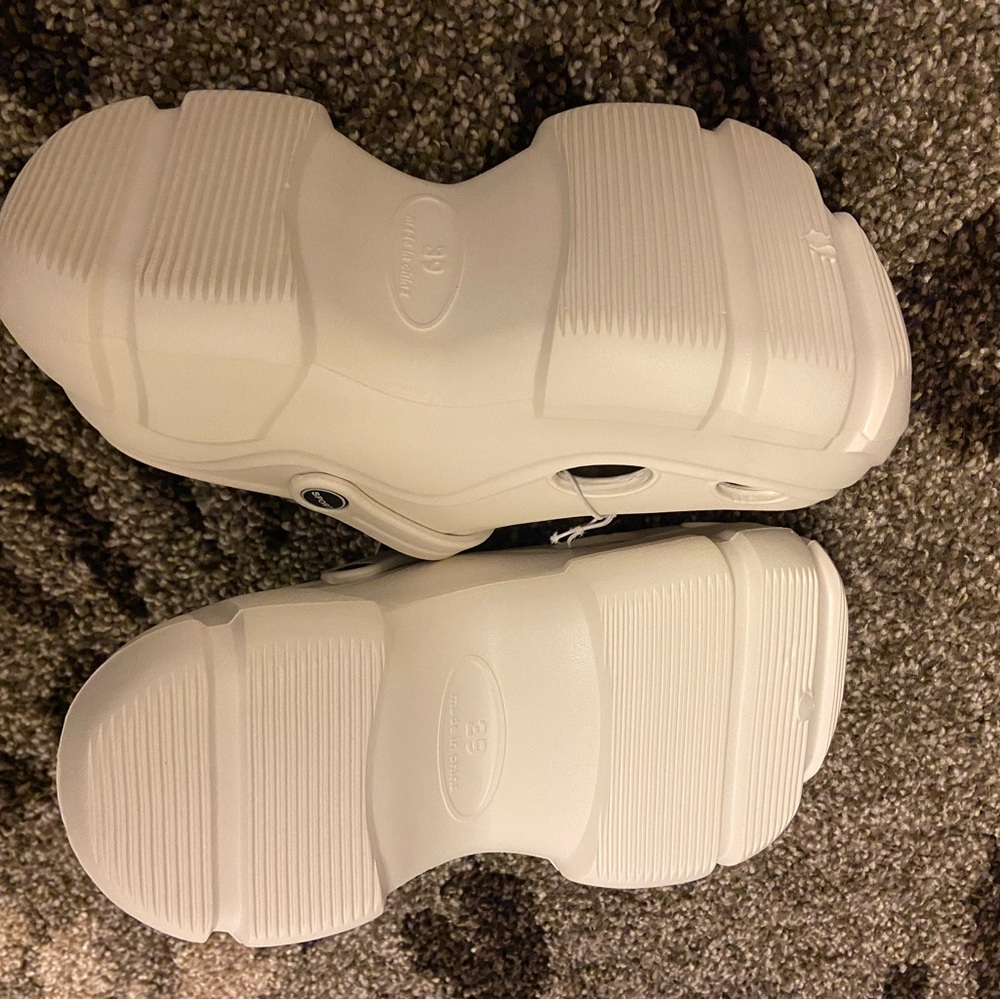 Platform beige krok NEW ultra comfort clog Classic ivory - Picture 10 of 15